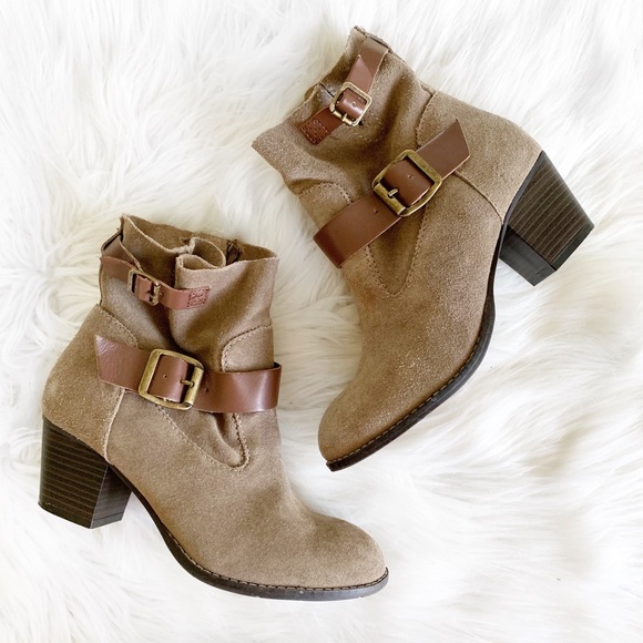 DV Dolce Vita Suede Ankle Booties - Picture 1 of 8
